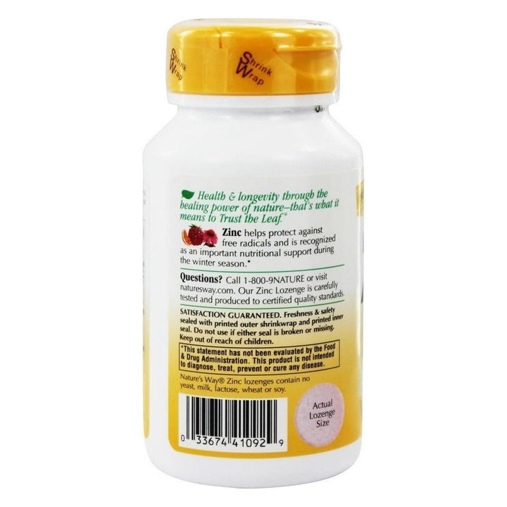Nature's Way Zinc Lozenges 60 - The Oasis of Health