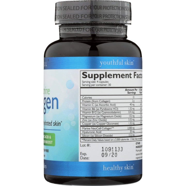 Neocell Fish Collagen Plus - 120 Capsules for Skin and Joint Support - The Oasis of Health