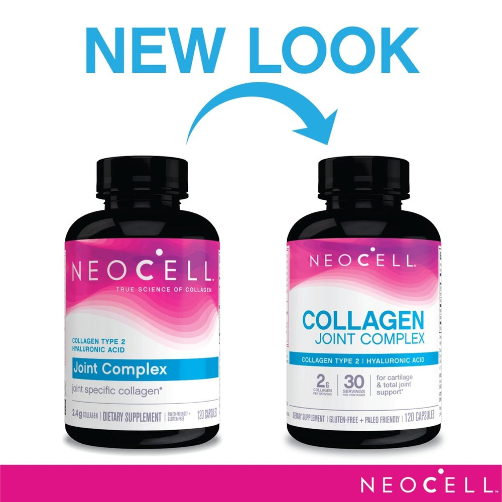 NeoCell Joint Complex with Collagen Type 2 and Hyaluronic Acid - 120 Capsules - The Oasis of Health