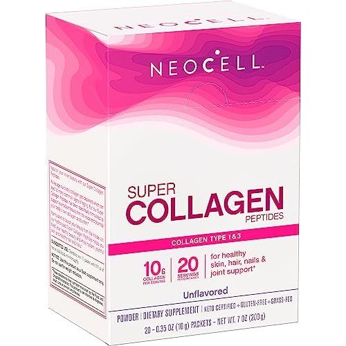 NeoCell Super Collagen Peptides - Unflavored Powder, 20 Servings, 7 Oz. - The Oasis of Health