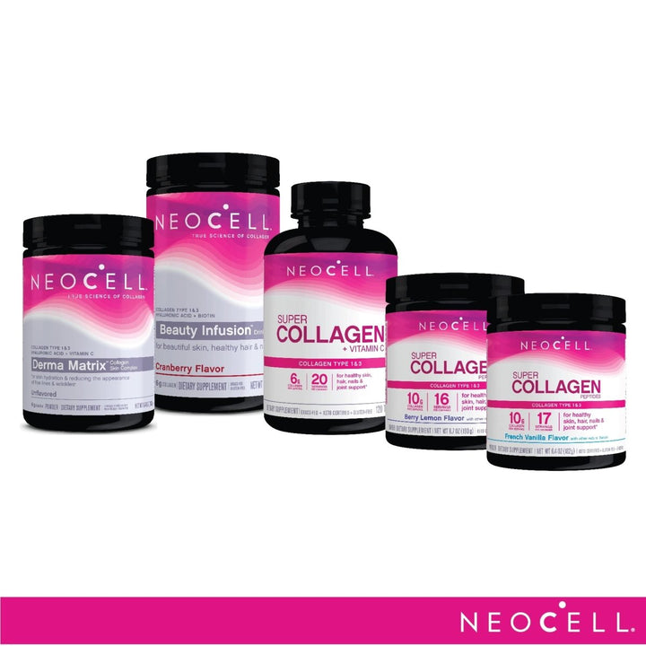 NeoCell Super Collagen With Vitamin C and Biotin, Skin, Hair and Nails Supplement, Includes Antioxidants, Tablet, 180 Count, 1 Bottle - The Oasis of Health