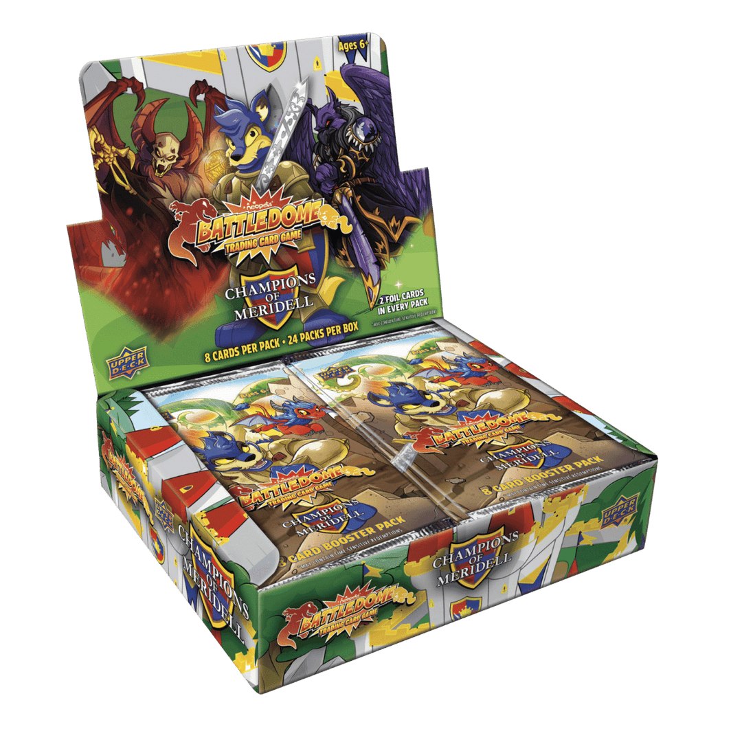 Neopets Battledome Trading Card Game Champions of Meridell Booster Box [24 Packs] - The Oasis of Health
