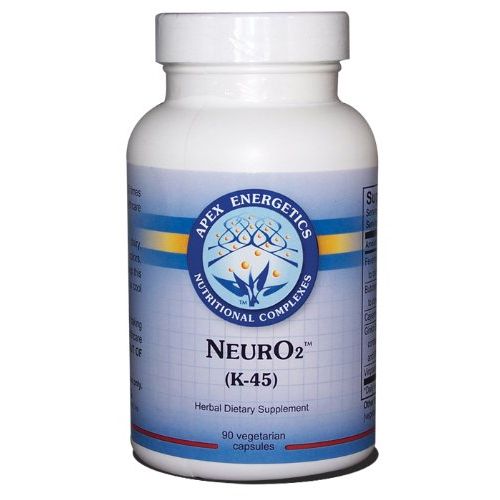NeurO2 (K45) by Apex Energetics - 90 caps - The Oasis of Health