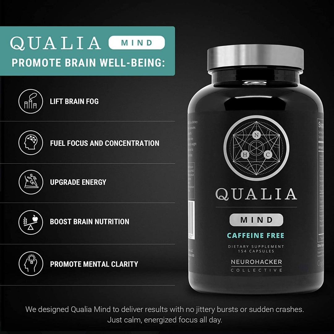 Neurohacker Collective - Qualia Mind Formula Caffeine Free - 105 Capsules - The Oasis of Health