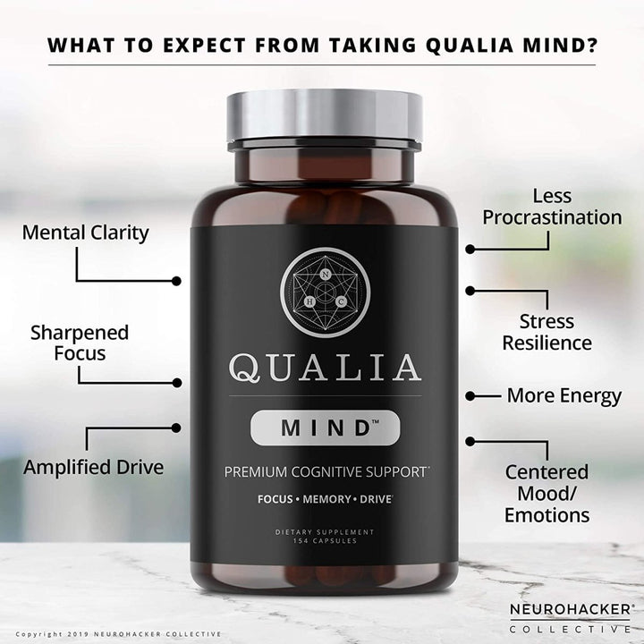 Neurohacker Collective - Qualia Mind Formula Caffeine Free - 105 Capsules - The Oasis of Health