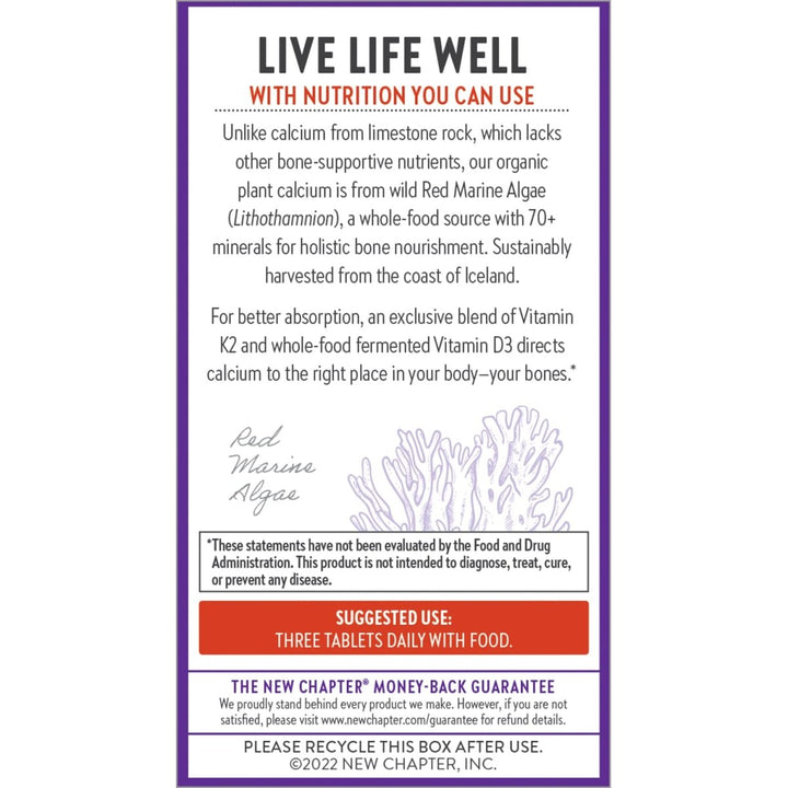 New Chapter Bone Strength Take Care 180 Slim Tablets - The Oasis of Health