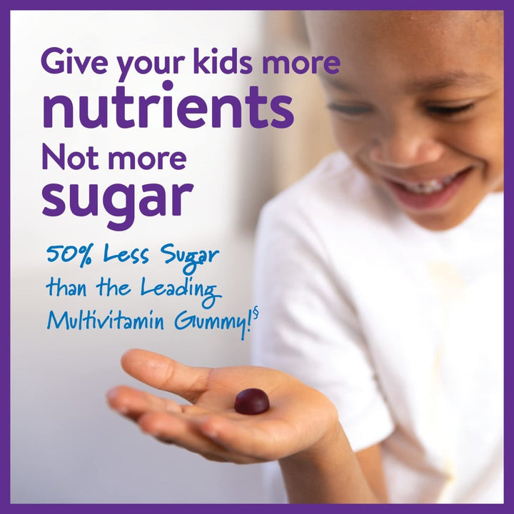 New Chapter Kids Multivitamin Gummies - 50% Less Sugar, Kids Gummy Vitamins with Vitamins C, D3 & Zinc, Non - GMO, Gluten Free, Berry - Citrus, 60ct - The Oasis of Health