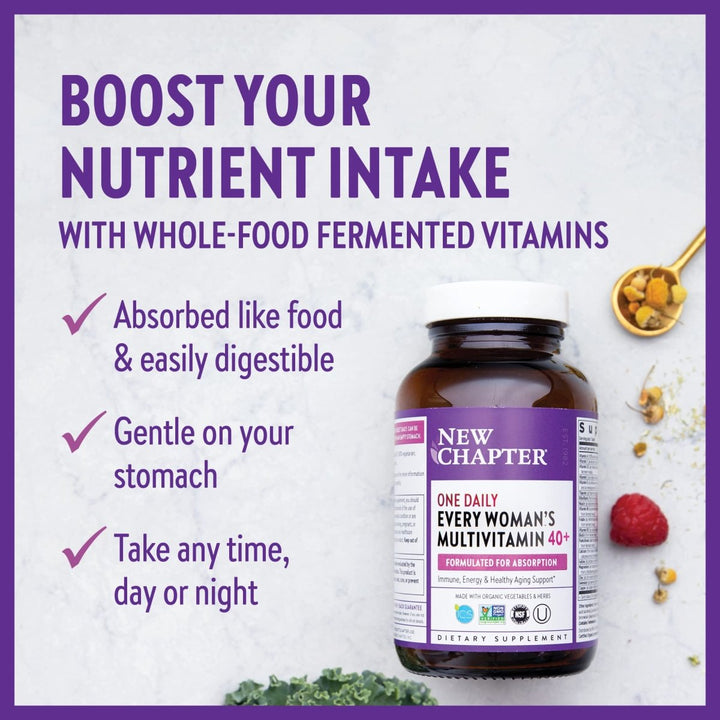 New Chapter - One Daily Every Woman's Multivitamin 40+ - 96 Vegetarian Tablets - The Oasis of Health