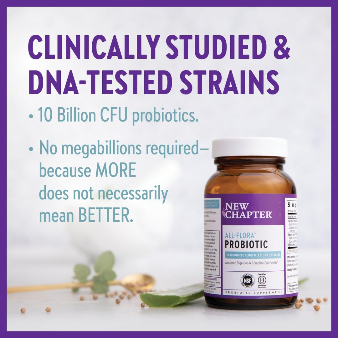 New Chapter Probiotic All - Flora - 30 ct (1 Month Supply - The Oasis of Health
