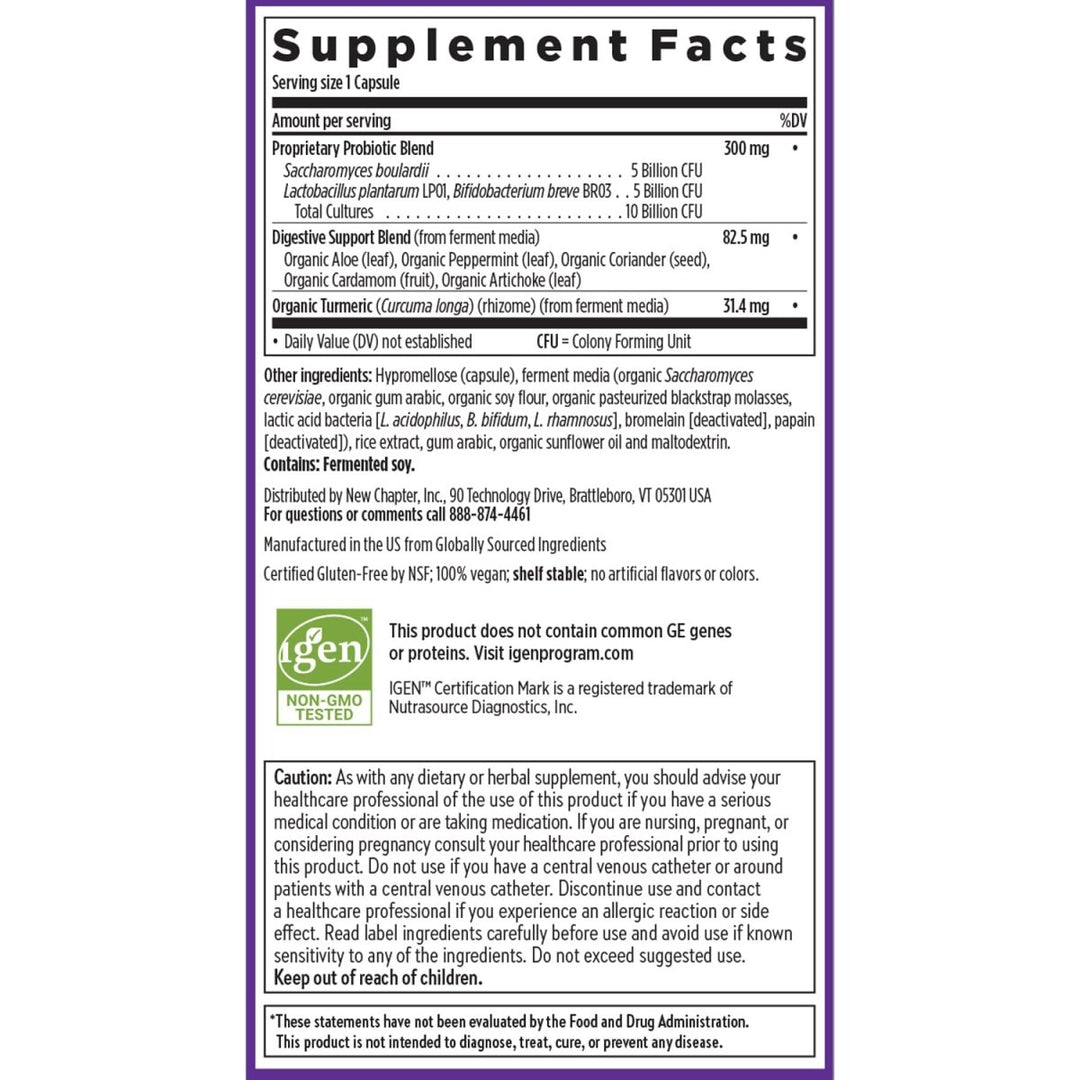 New Chapter Probiotic All - Flora - 30 ct (1 Month Supply - The Oasis of Health