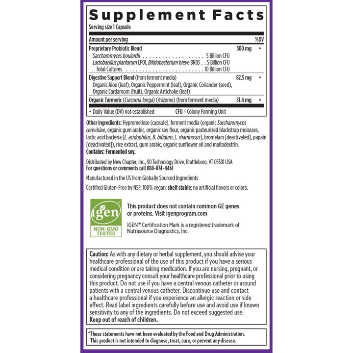 New Chapter Probiotic All - Flora - 30 ct (1 Month Supply - The Oasis of Health