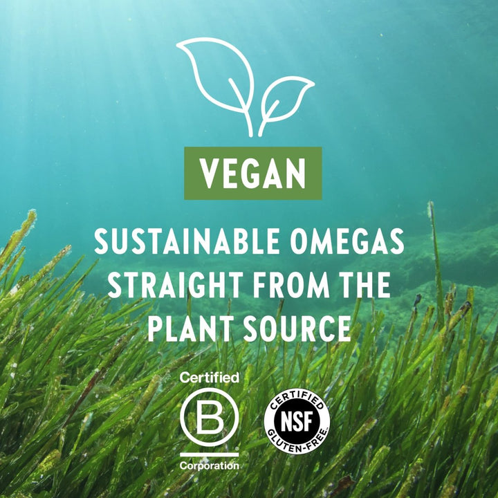 New Chapter Vegan DHA, EPA, and DPA Supplement - Vegan Omega - 3 Complex - 30 Vegan Softgels - The Oasis of Health