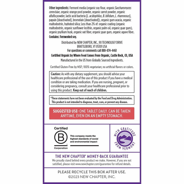 New Chapter Women's Multivitamin 50 Plus for Cellular Energy, Heart & Immune Support with 20+ Nutrients + Astaxanthin - Every Woman's One Daily 55+, Gentle on The Stomach, 72 Count - The Oasis of Health