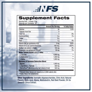 NF Sports - Natural Amino Post - Workout Recovery Drink Fruit Punch - 12.7 oz. - The Oasis of Health