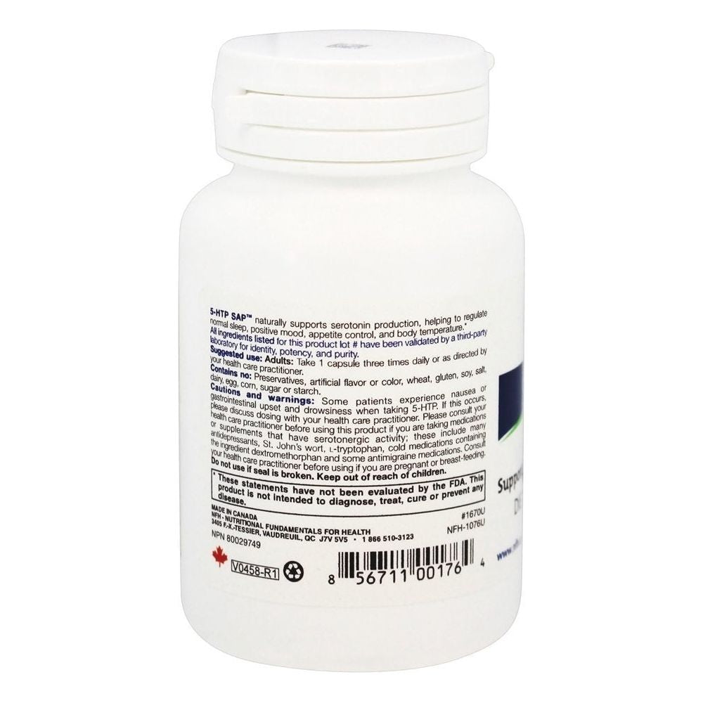 NFH 5 - HTP SAP 100mg 90 Capsules - The Oasis of Health