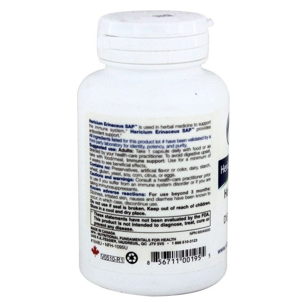 NFH - Hericium Erinaceus SAP - 60 Capsules - The Oasis of Health
