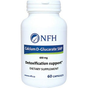 NFH - Nutritional Fundamentals for Health - Calcium d - Glucarate SAP 60 caps - The Oasis of Health