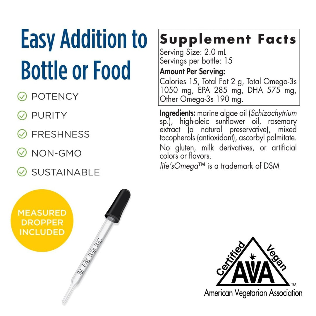 Nordic Naturals - Baby's DHA Vegetarian Liquid - 1 fl. oz. - The Oasis of Health