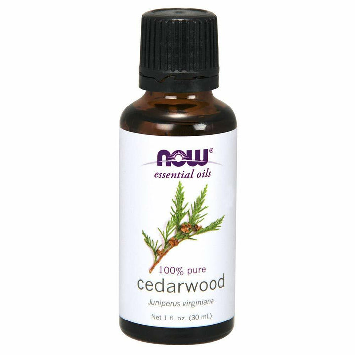 NOW Cedarwood Oil, 1 Fl Oz (Pack of 2) - The Oasis of Health