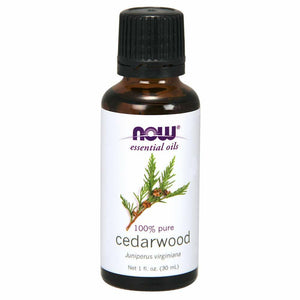 NOW Cedarwood Oil, 1 Fl Oz (Pack of 2) - The Oasis of Health