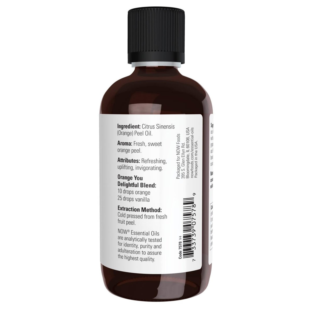 Now Essential Oils Orange Oil 4oz - 7578 - The Oasis of Health