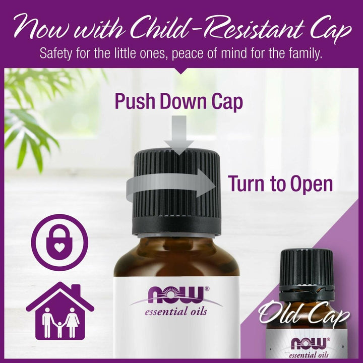 NOW Essential Oils, Peppermint Oil, Invigorating Aromatherapy Scent, Steam Distilled, 100% Pure, Vegan, Child Resistant Cap, 4 - Ounce - The Oasis of Health