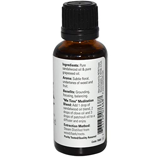 Now Essential Oils Sandalwood Oil Blend 1oz - 7668 - The Oasis of Health