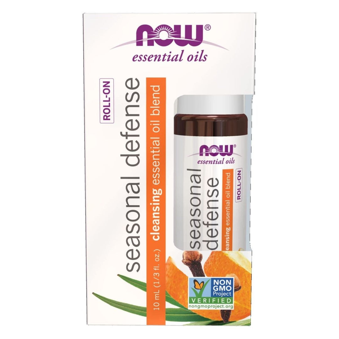 Now Essential Oils Seasonal Defense Essential Oil Blend Roll - On 10ml - 7902 - The Oasis of Health
