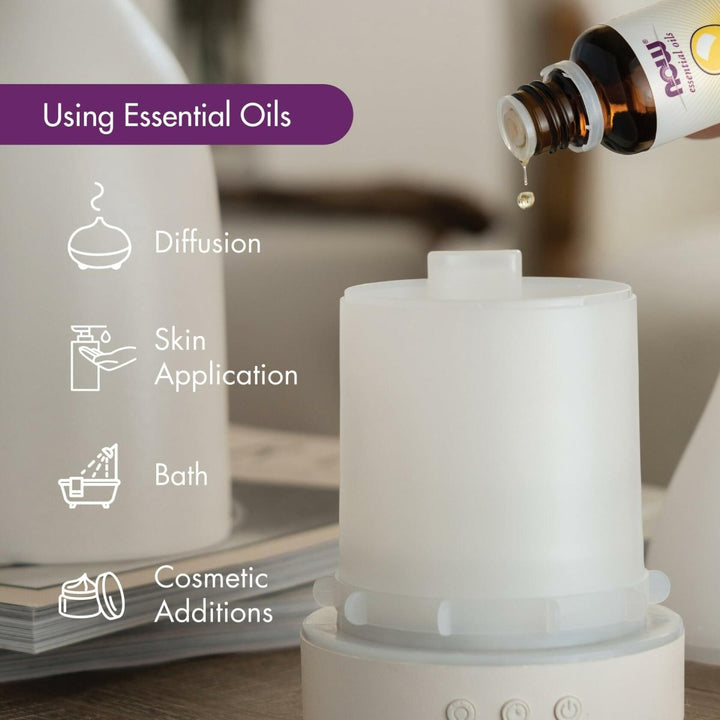 NOW Essential Oils, Spike Lavender, Floral Aromatherapy Scent, Steam Distilled, 100% Pure, Vegan, Child Resistant Cap, 1 - Ounce - The Oasis of Health