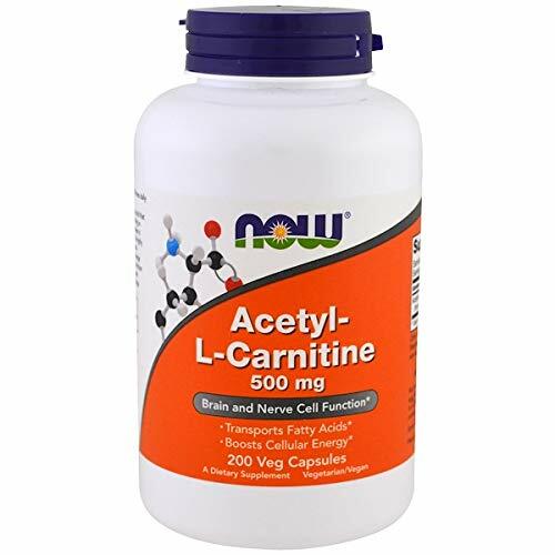NOW Foods Acetyl L - Carnitine 500mg - 200 ct (Pack of 2) - The Oasis of Health