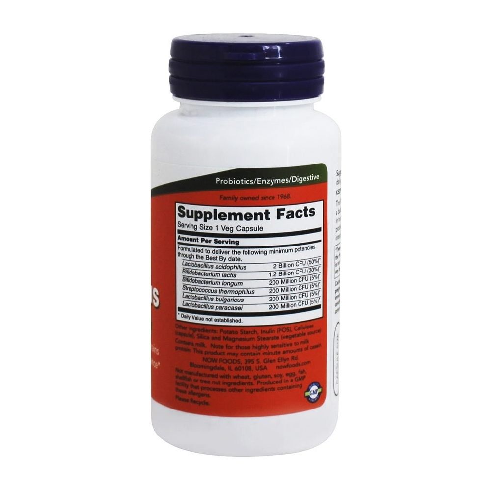 Now Foods Acidophilus 4x6 120 Vcaps - 2922 - The Oasis of Health