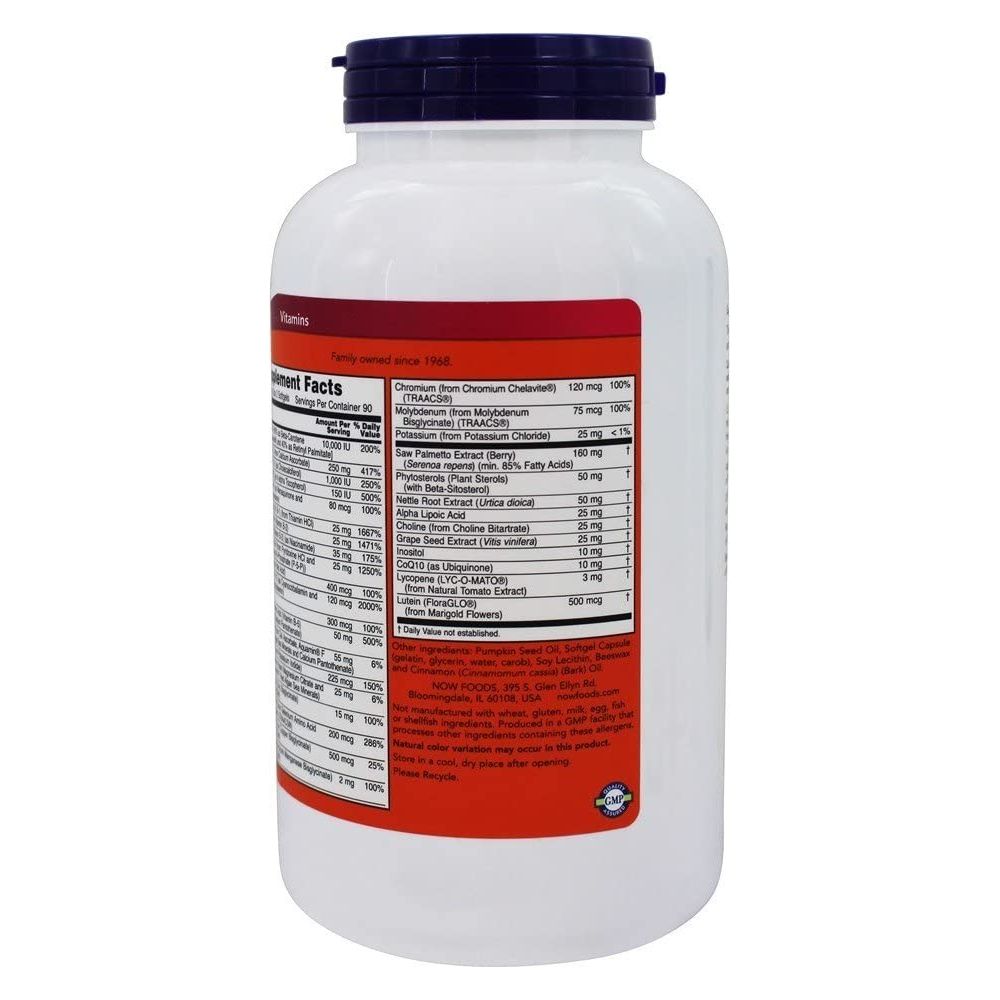 Now Foods ADAM Men's Multiple Vitamin 180 Softgels - 3881 - The Oasis of Health