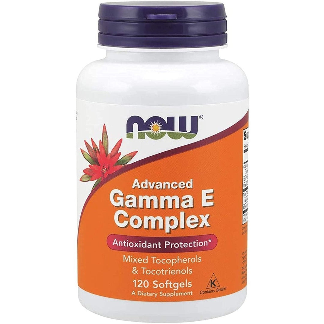 Now Foods Advanced Gamma E Complex 120 Softgels - 0811 - The Oasis of Health