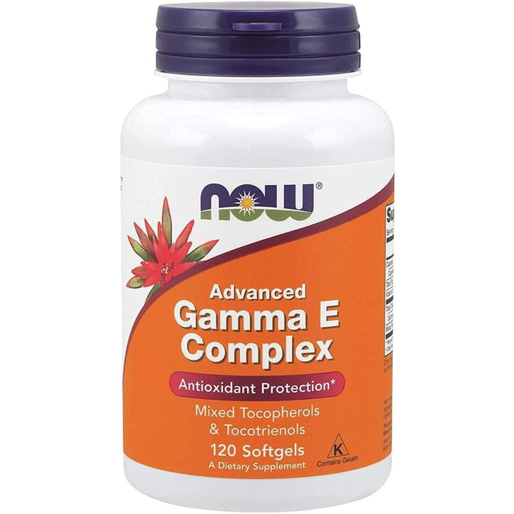 Now Foods Advanced Gamma E Complex 120 Softgels - 0811 - The Oasis of Health