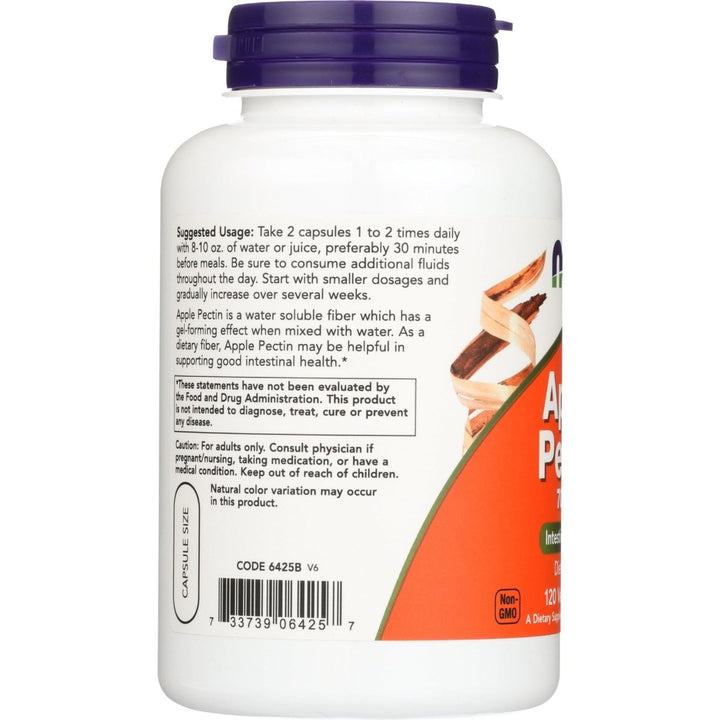 Now Foods Apple Pectin 700 mg 120 Vcaps - 6425 - The Oasis of Health