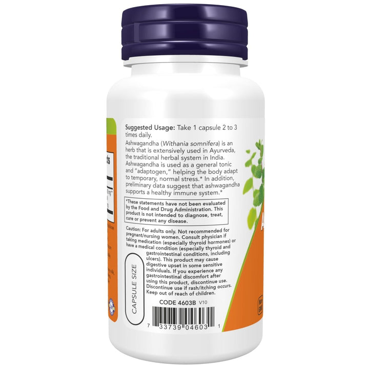 Now Foods Ashwagandha 450 mg 90 Vcaps - 4603 - The Oasis of Health