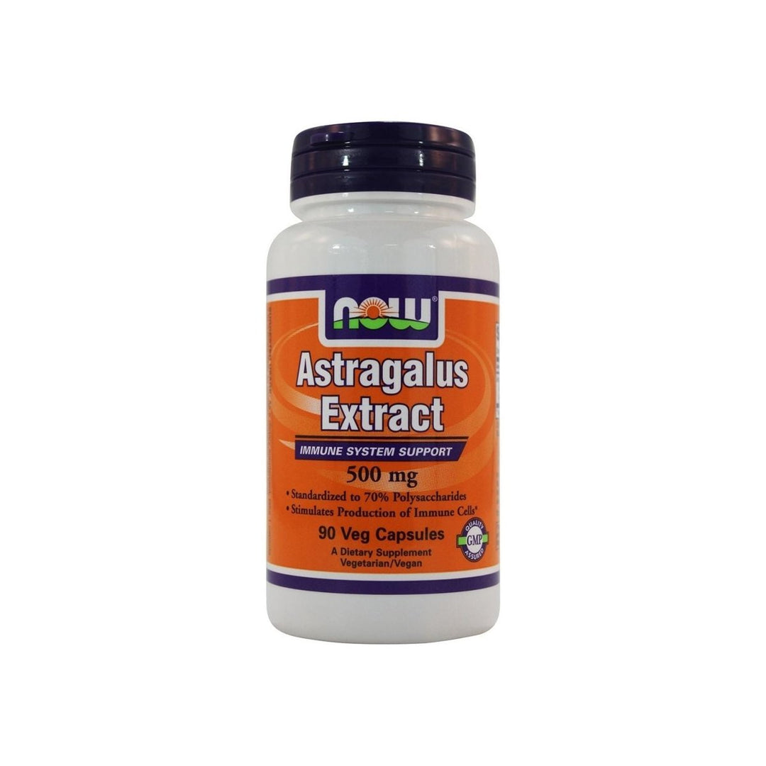 Now Foods Astragalus Extract 500mg 90 Vcaps - 4598 - The Oasis of Health