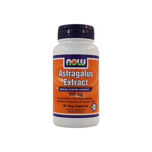 Now Foods Astragalus Extract 500mg 90 Vcaps - 4598 - The Oasis of Health