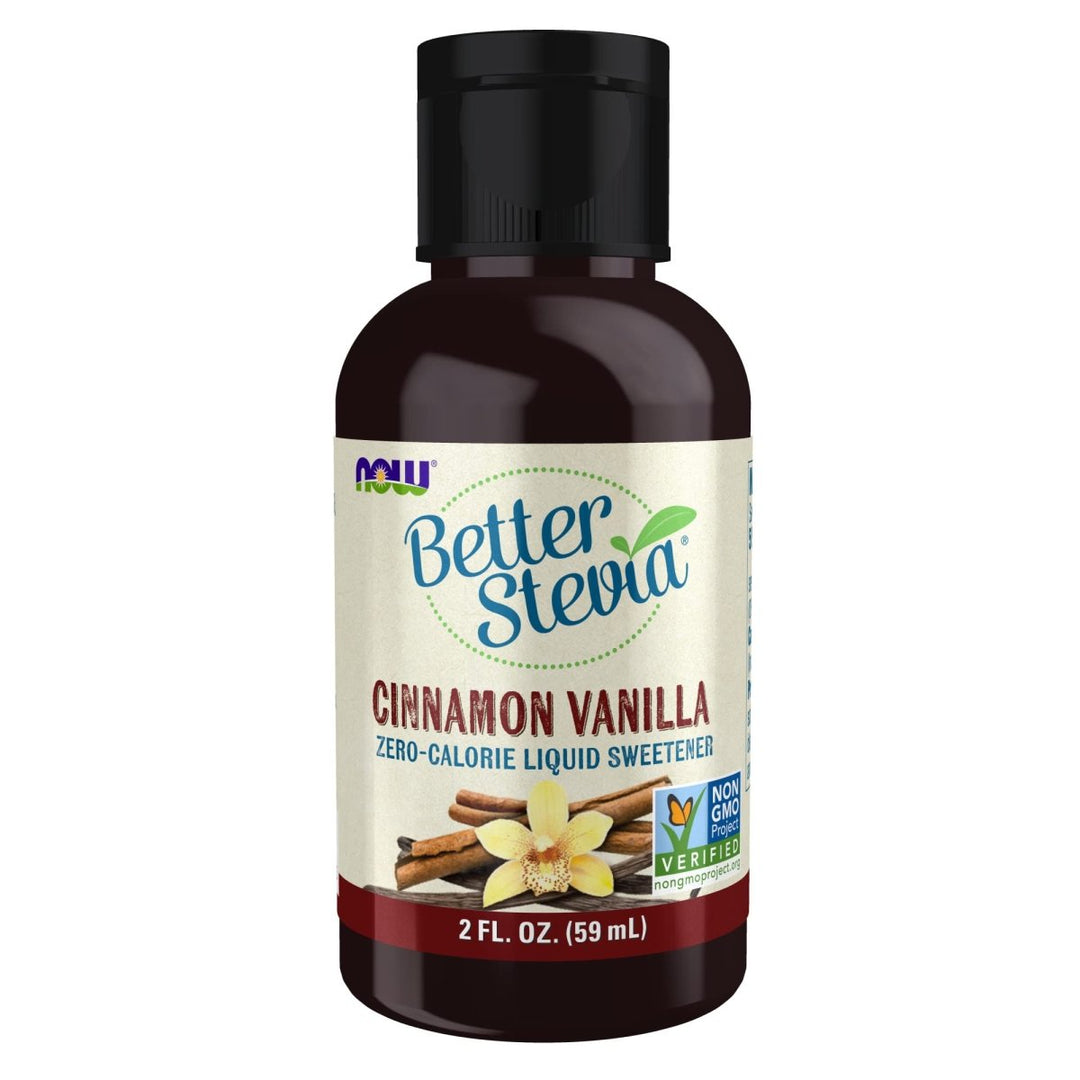 Now Foods BetterStevia Cinnamon Vanilla 2 Oz - 6937 - The Oasis of Health