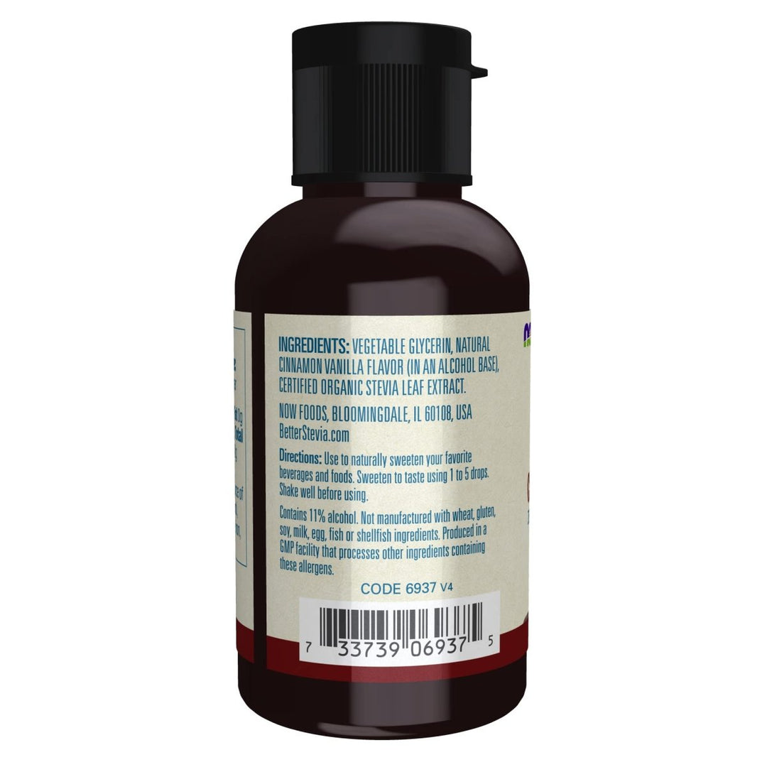 Now Foods BetterStevia Cinnamon Vanilla 2 Oz - 6937 - The Oasis of Health