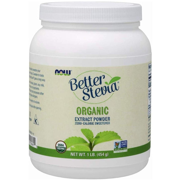 Now Foods BetterStevia Extract Powder Organic 1 Pound - 6961 - The Oasis of Health