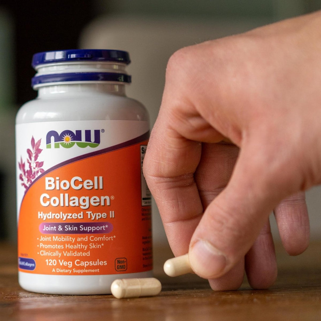 Now Foods BioCell Collagen Hydrolyzed Type II 120 Vcaps - 3008 - The Oasis of Health