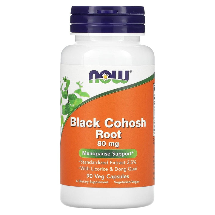 Now Foods Black Cohosh Root 80 mg 90 Vcaps - 4607 - The Oasis of Health
