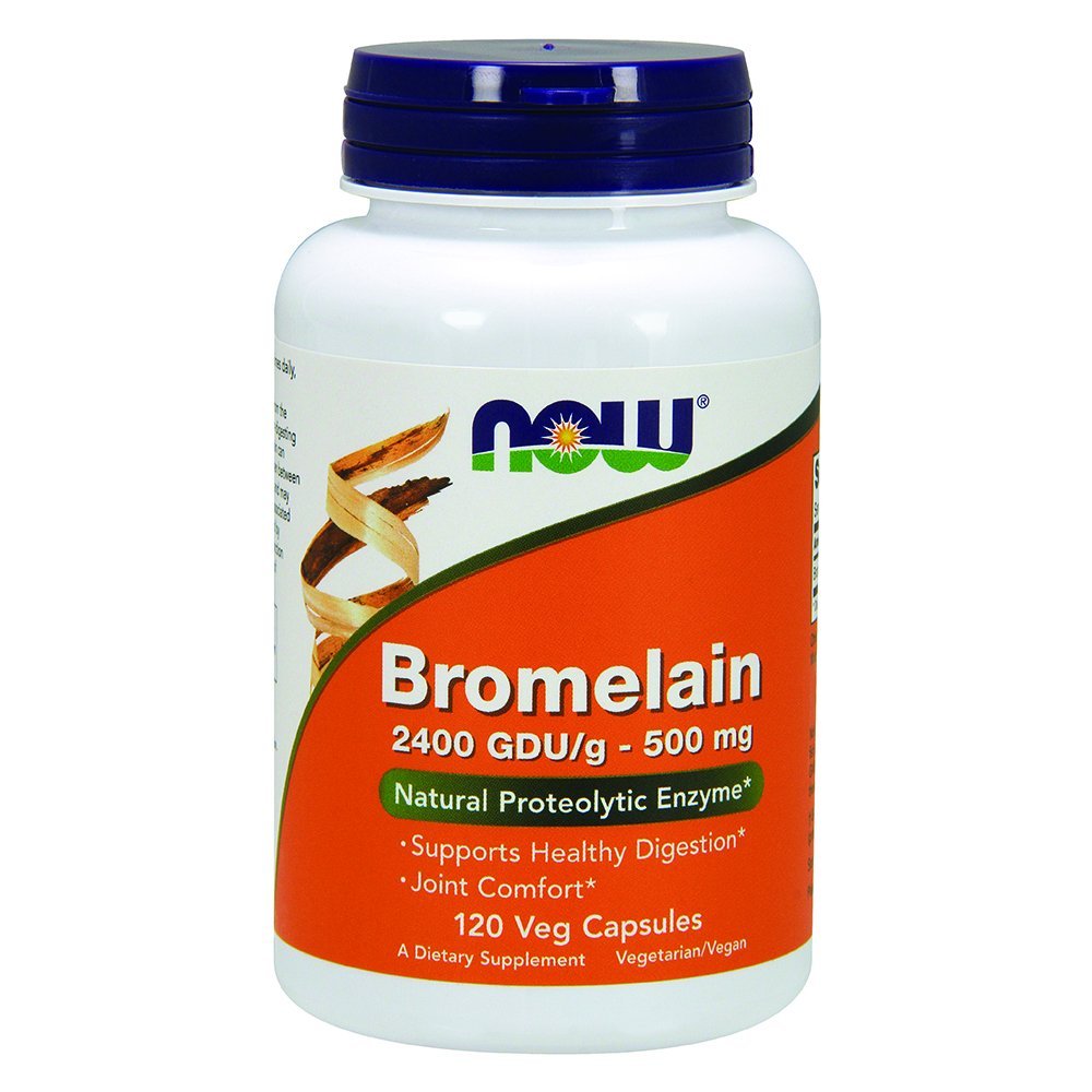 Now Foods Bromelain 500 mg 120 Vcaps - 2947 - The Oasis of Health