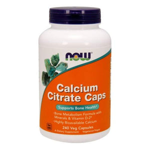 Now Foods Calcium Citrate Caps 240 Vcaps - 1237 - The Oasis of Health