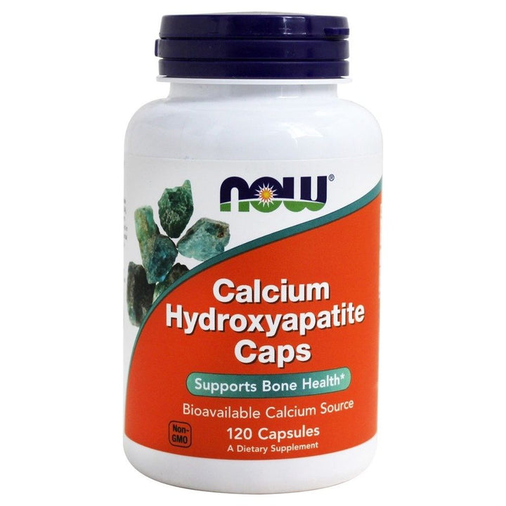 Now Foods Calcium Hydroxyapatite 120 Capsules - 1253 - The Oasis of Health
