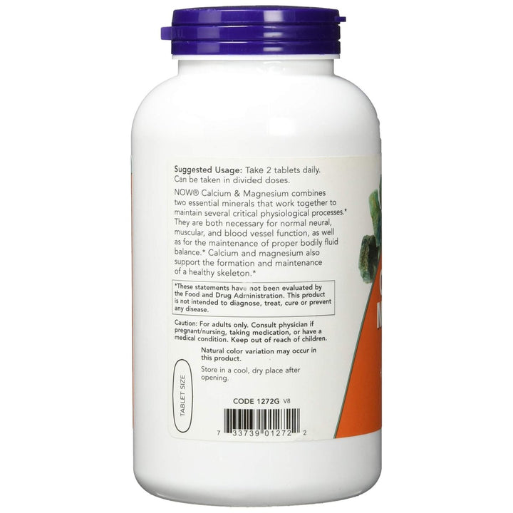 Now Foods Calcium & Magnesium 2:1 Ration 250 Tablets - 1272 - The Oasis of Health
