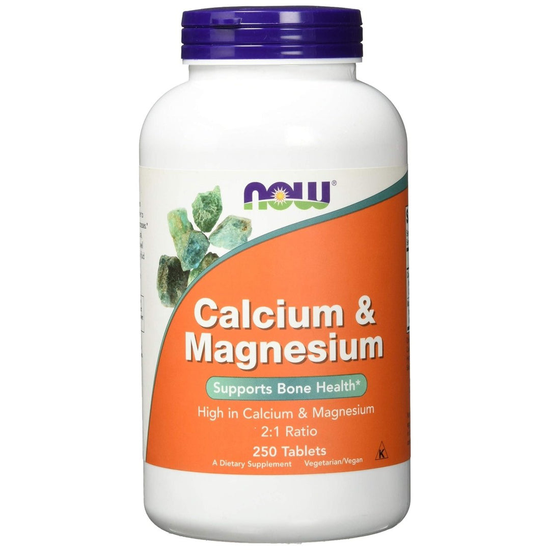 Now Foods Calcium & Magnesium 2:1 Ration 250 Tablets - 1272 - The Oasis of Health