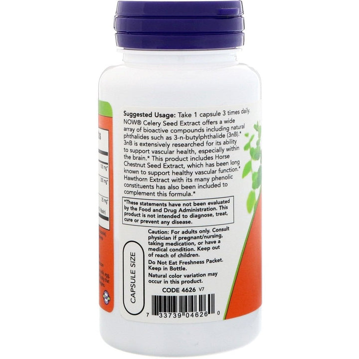 Now Foods Celery Seed Extract 60 Vcaps - 4626 - The Oasis of Health