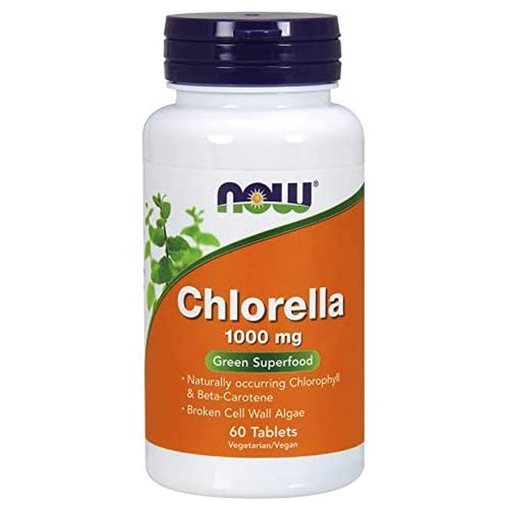 Now Foods Chlorella 1000 mg 60 Tablets - 2630 - The Oasis of Health